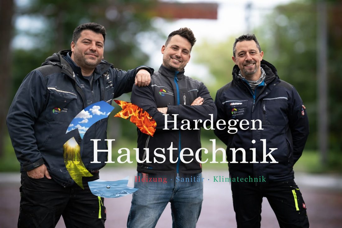 Mehmet Durak, Marius Hardegen und Sascha Mehnert von Haustechnik Hardegen